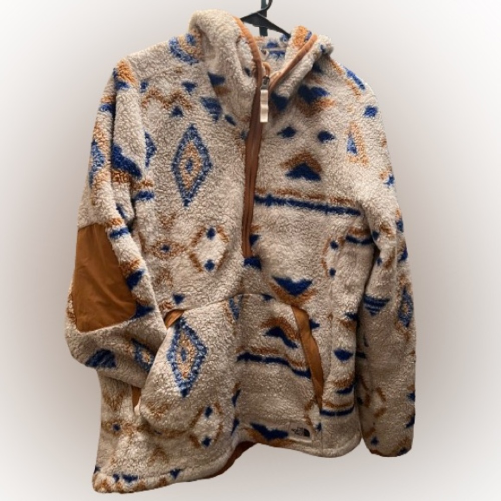 North Face Half Zip Sherpa Hoodie